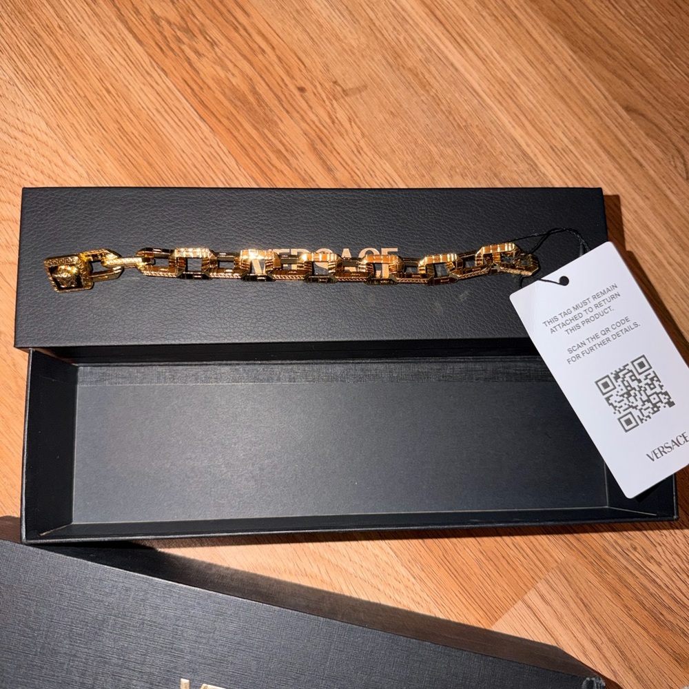 Versace Gold Chain Belt